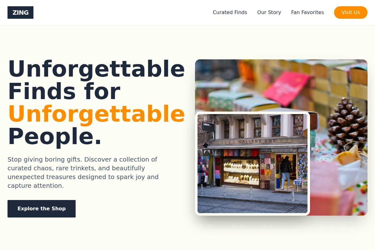 Zing Gift Shop